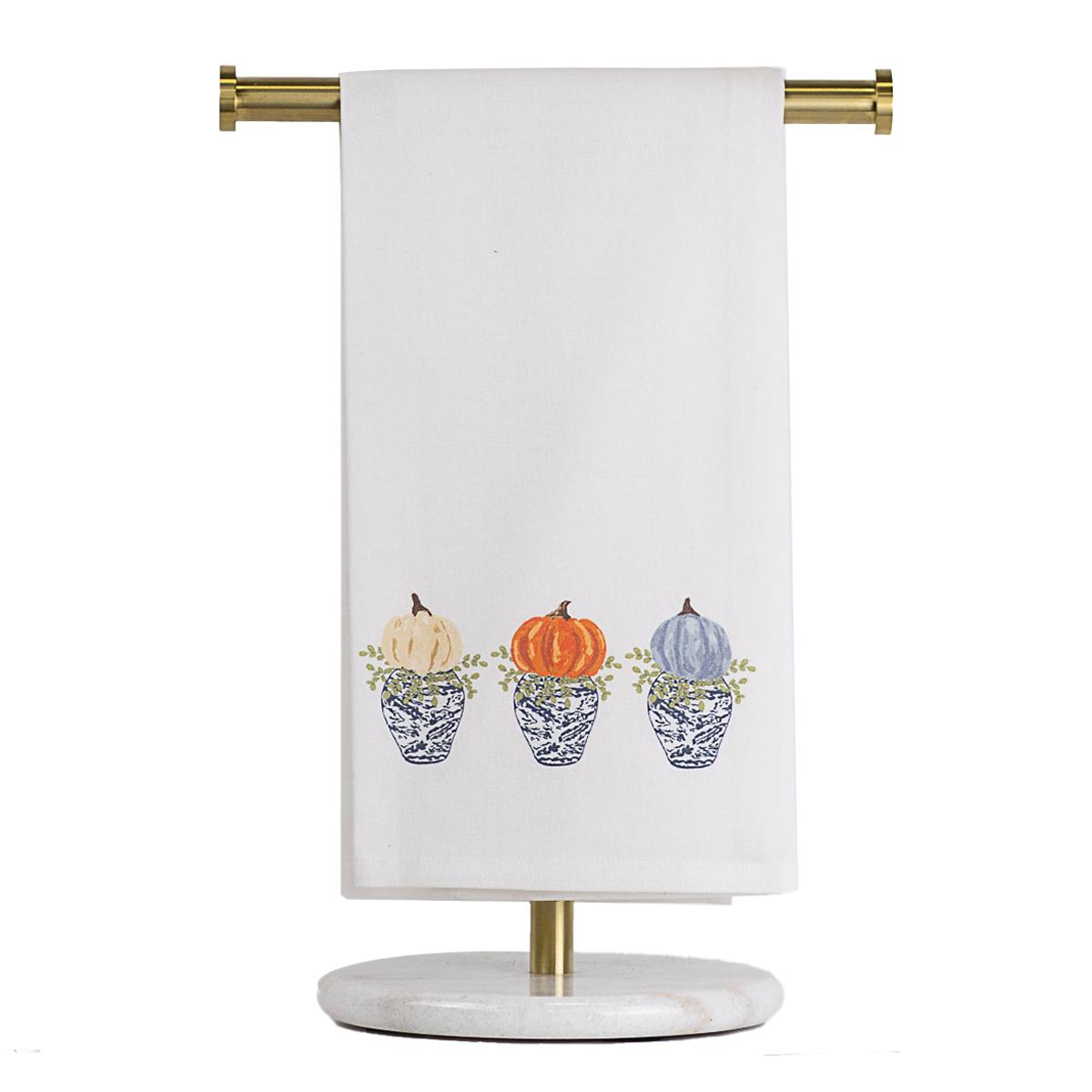 Pumpkin Topiary Hand Towel