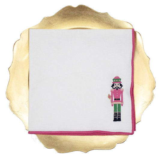 Nutcracker Embroidered Napkin