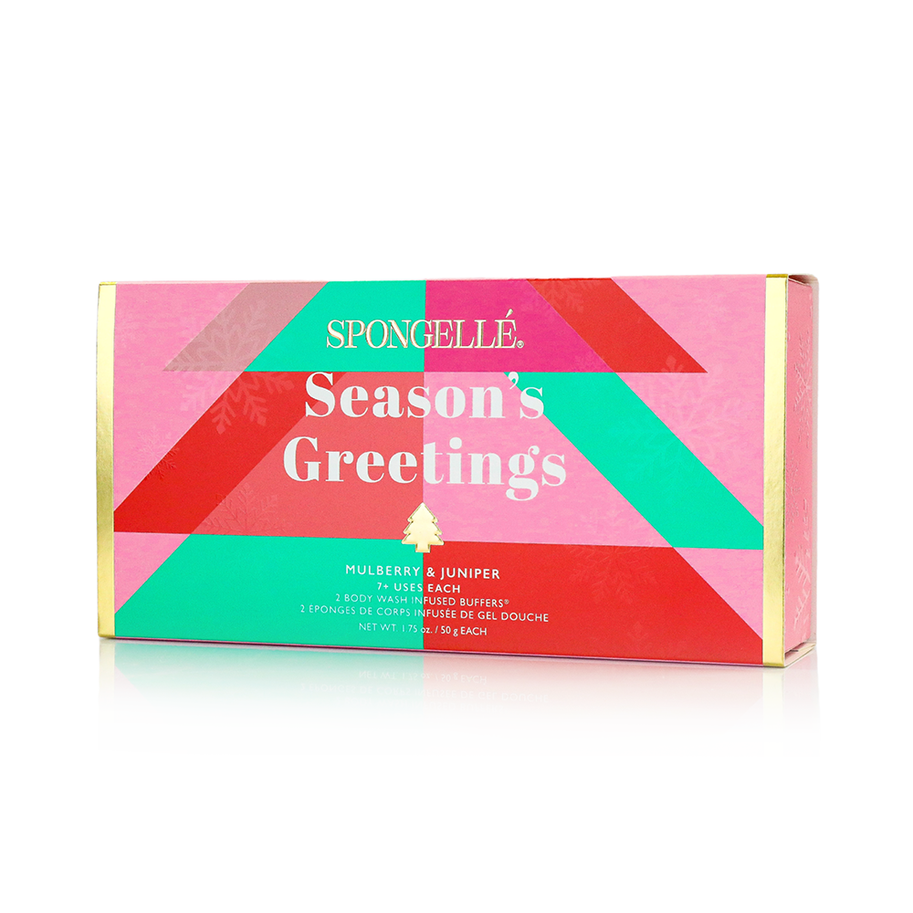 Season's Greetings Holiday Tree Gift Set Christmas Stocking