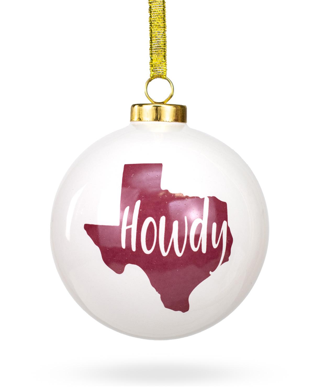 Howdy Ball Ornament