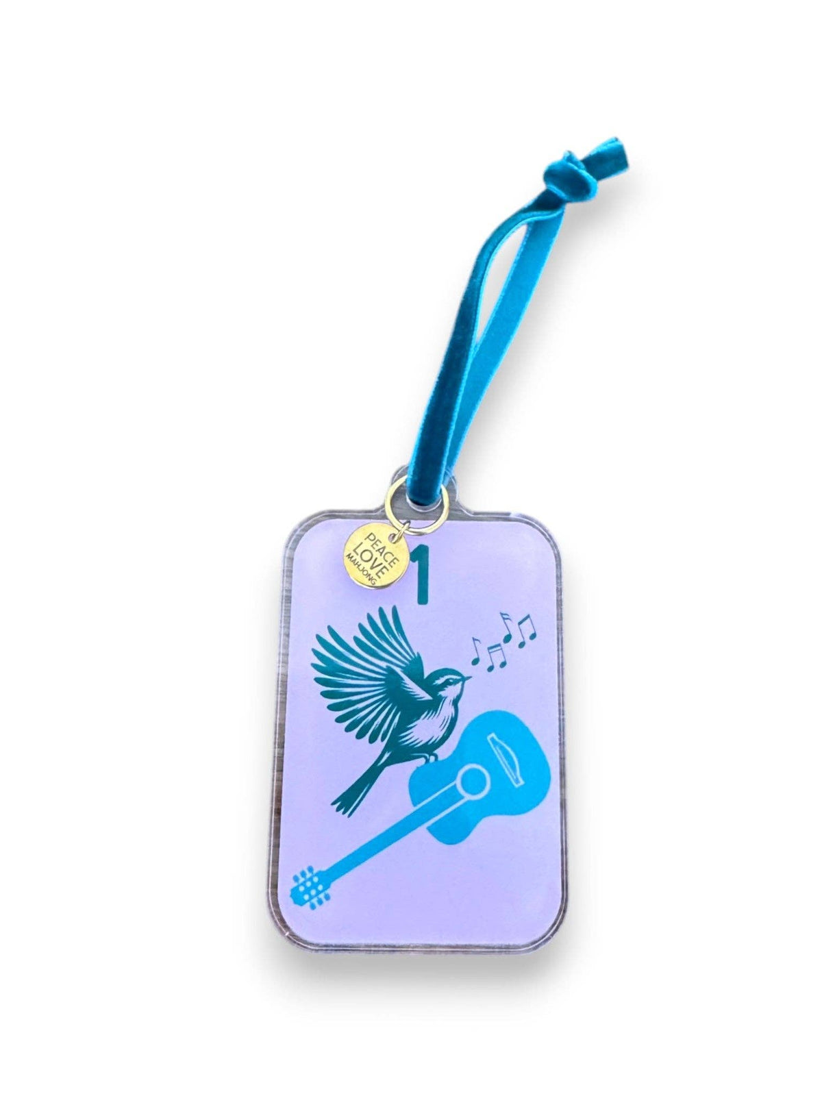 Acrylic Mahjong Ornament - Bird Bam