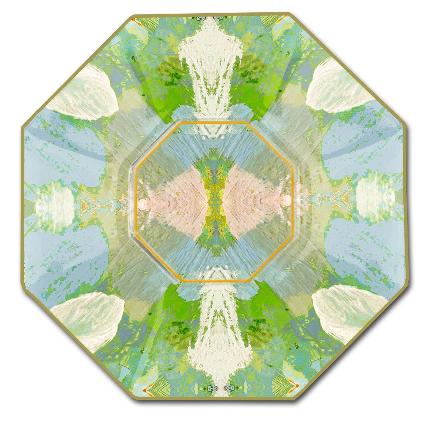 Elephant Falls Laura Park Decoupage Glass Decorative Plate