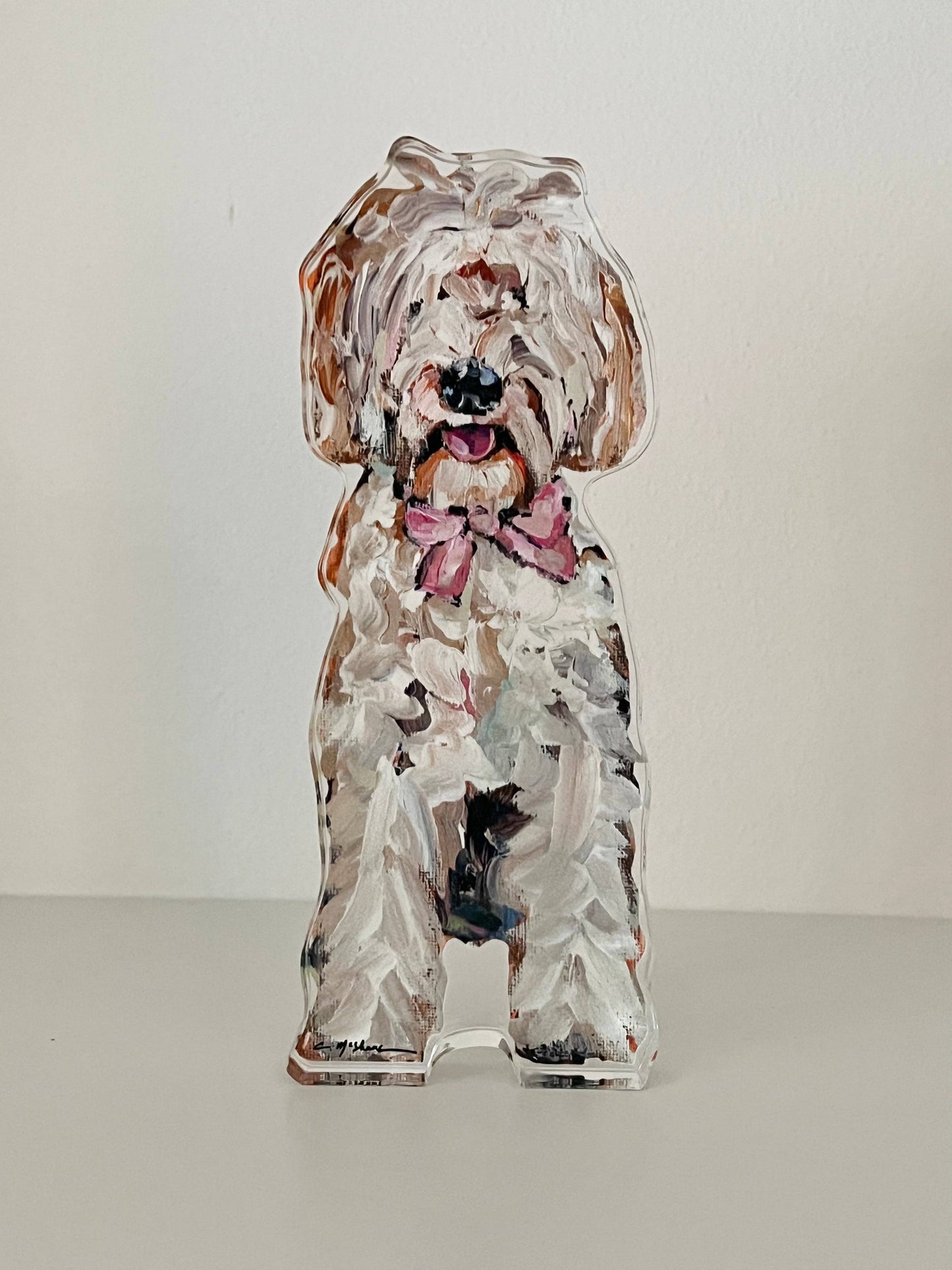 Doodle with a Pink Bow - Large