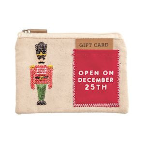 Nutcracker  Sequin Zip Pouch