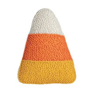 Candy Corn Beaded Pillow