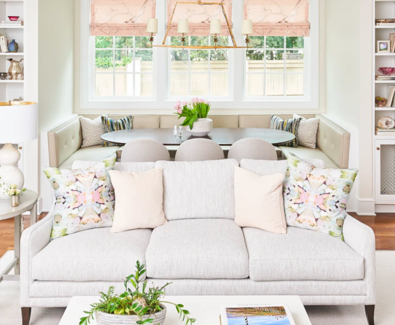 Martini Olives Linen Cotton Pillow