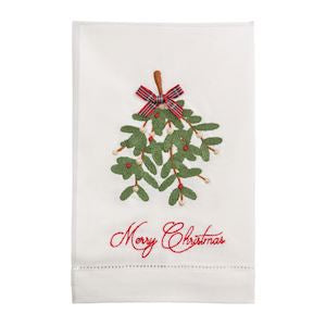 Mistletoe Christmas Towel