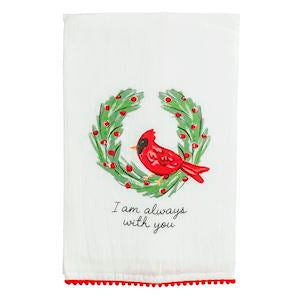 Always With You Cardinal Pom Towel