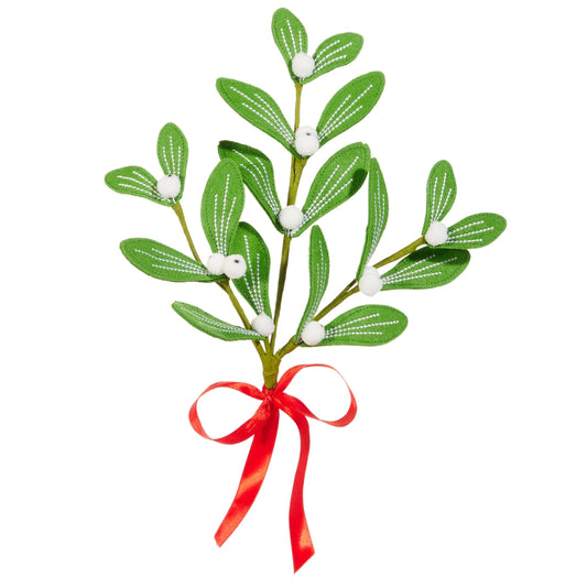 Mistletoe Felt Clip-On Ornament
