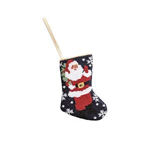 Mini Santa Needlepoint Stocking