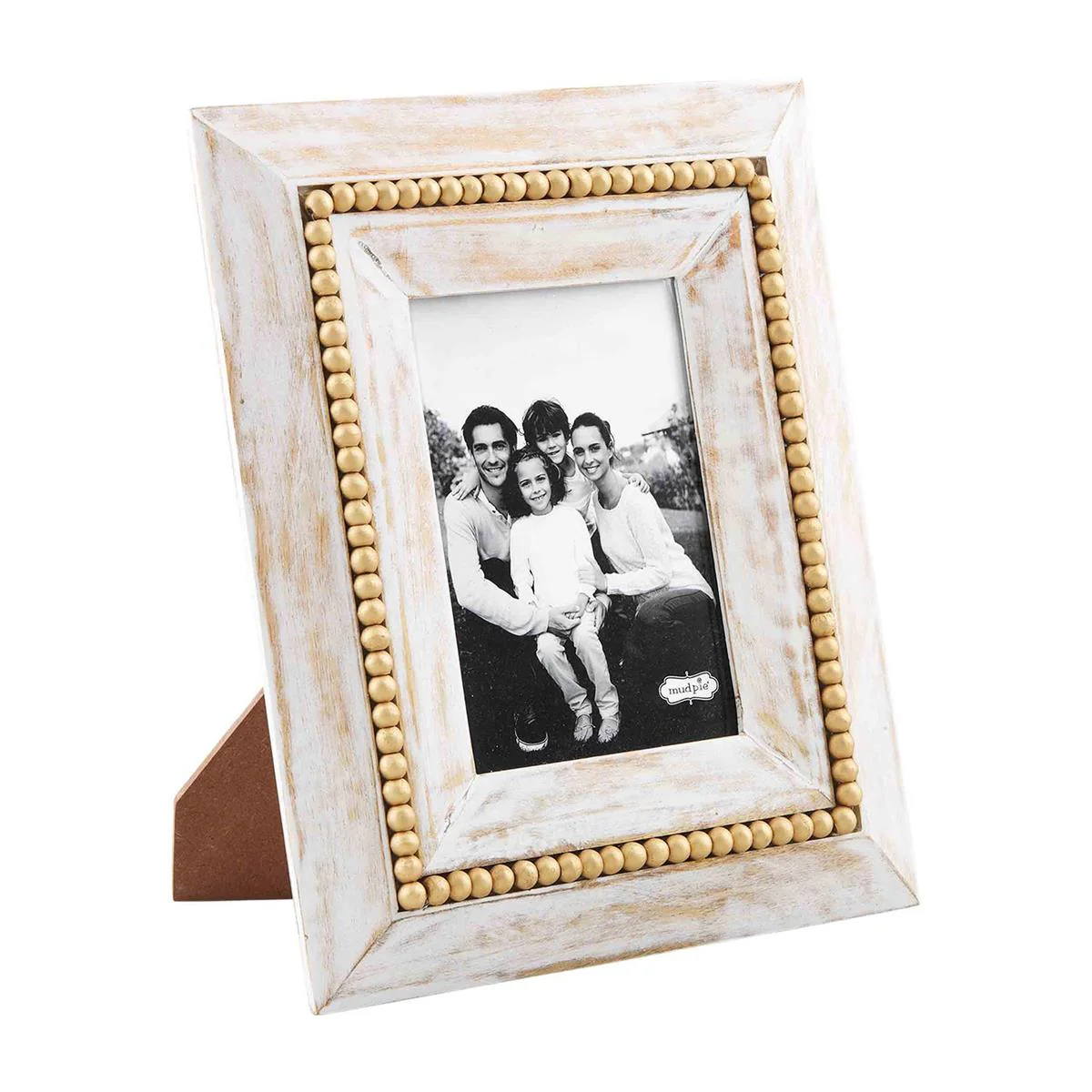 Beaded Photo Frame - Gold