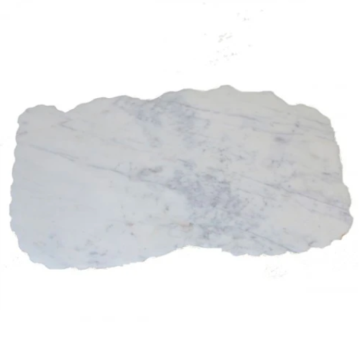 Metz Marble Serving Board-White/Gold