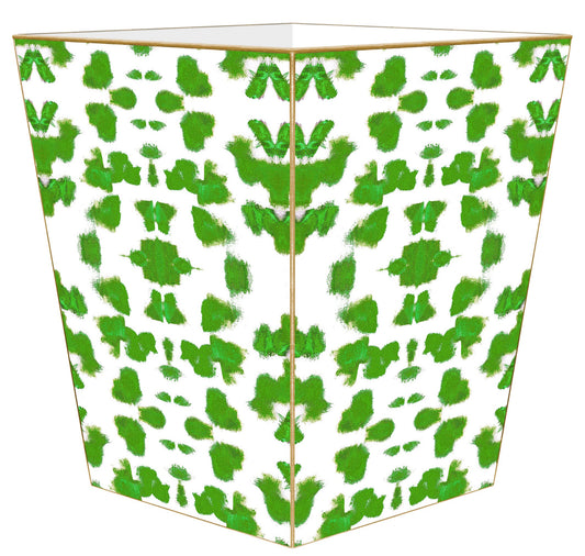 Green Laura Park Handmade Wastepaper Basket