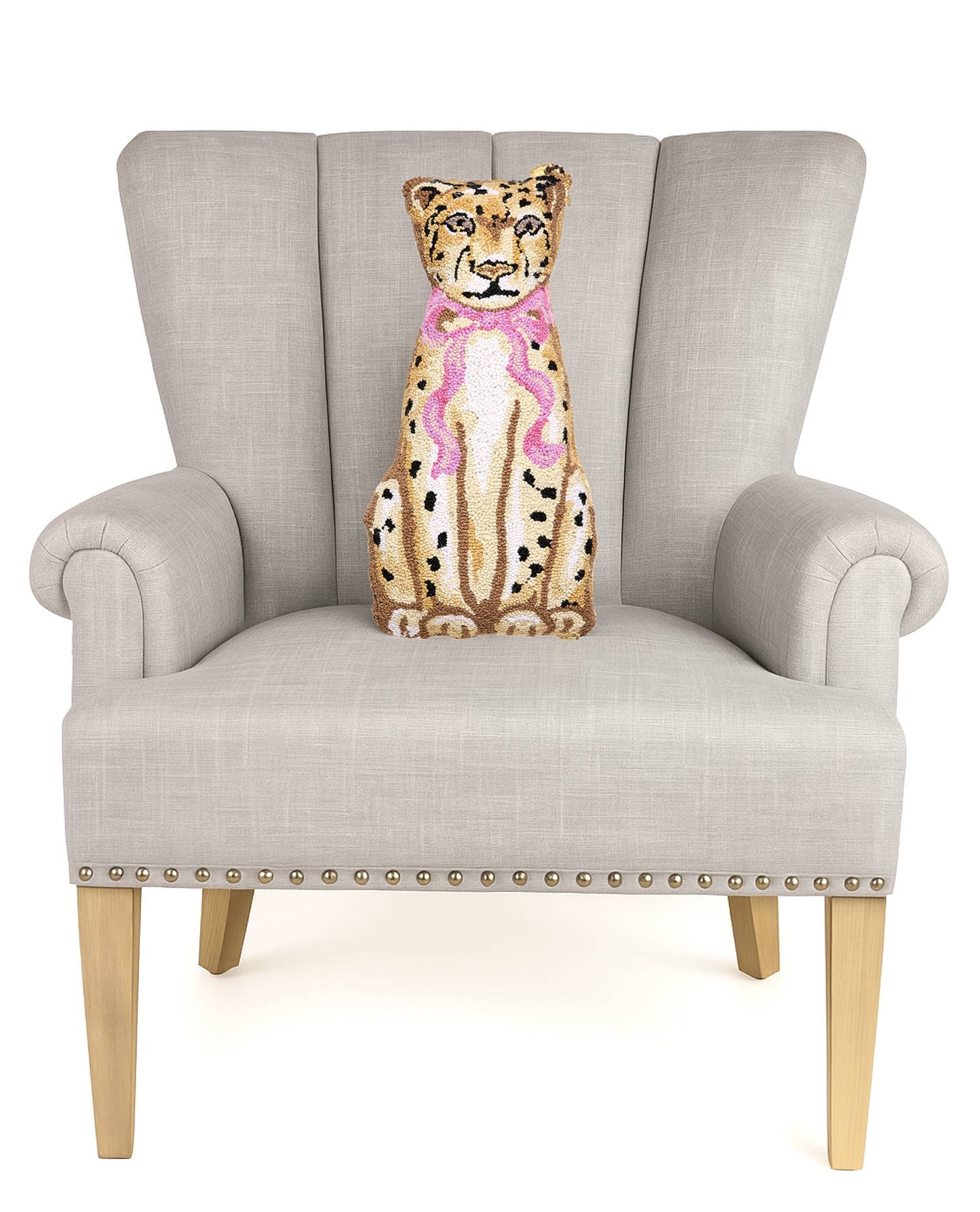 Shaped Leopard Hook Pillow