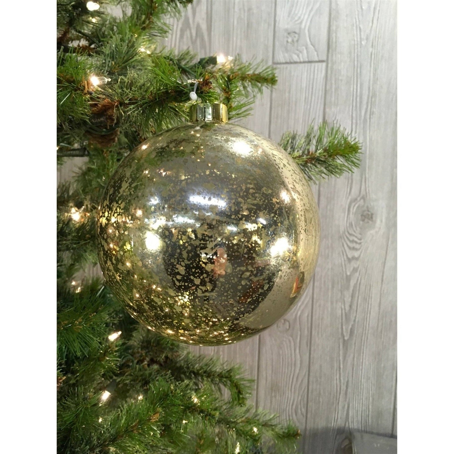 5.5” VP Mercury Ball Ornament - Lt. Gold