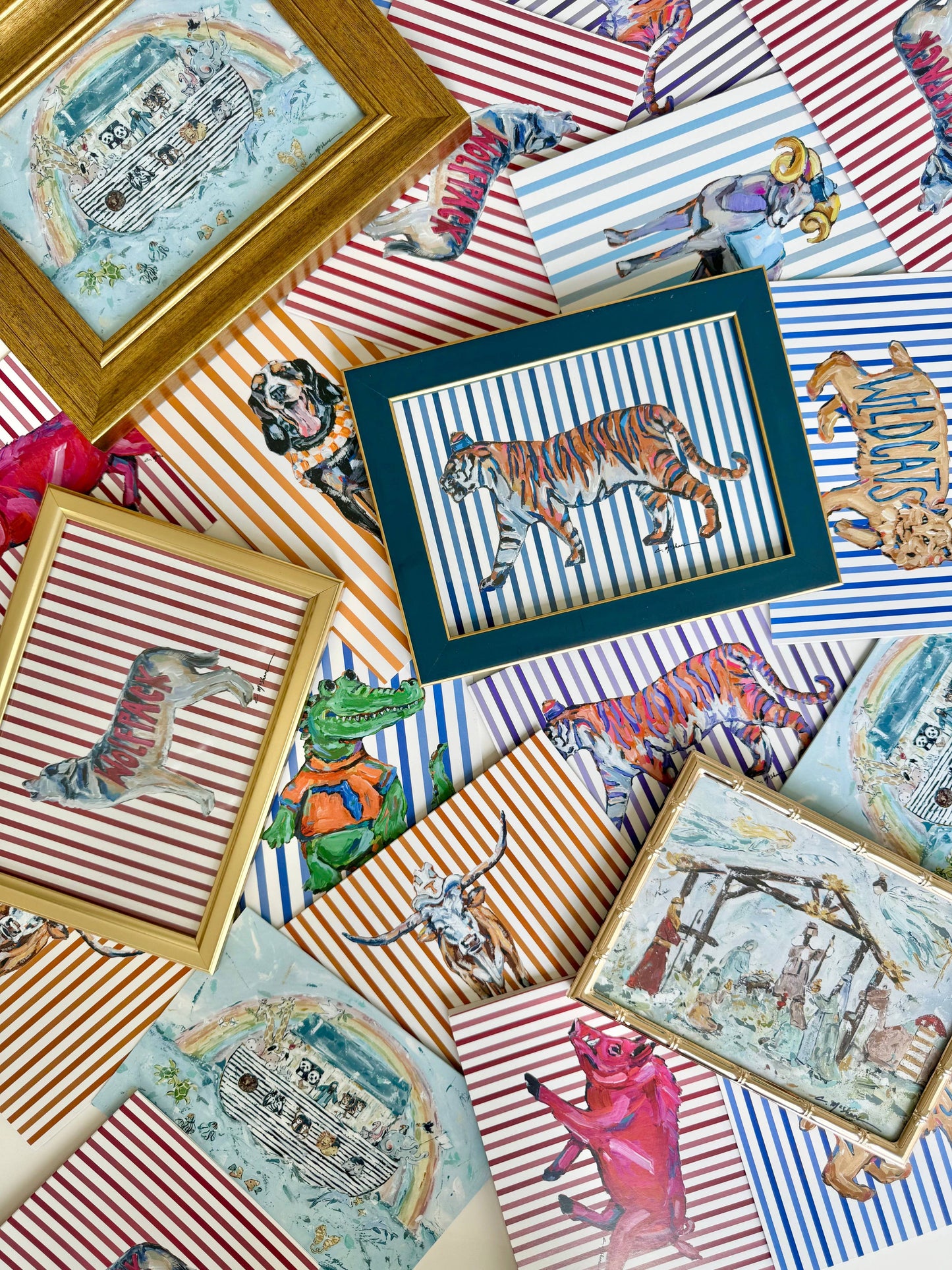 "Horned Frog" Framable Card