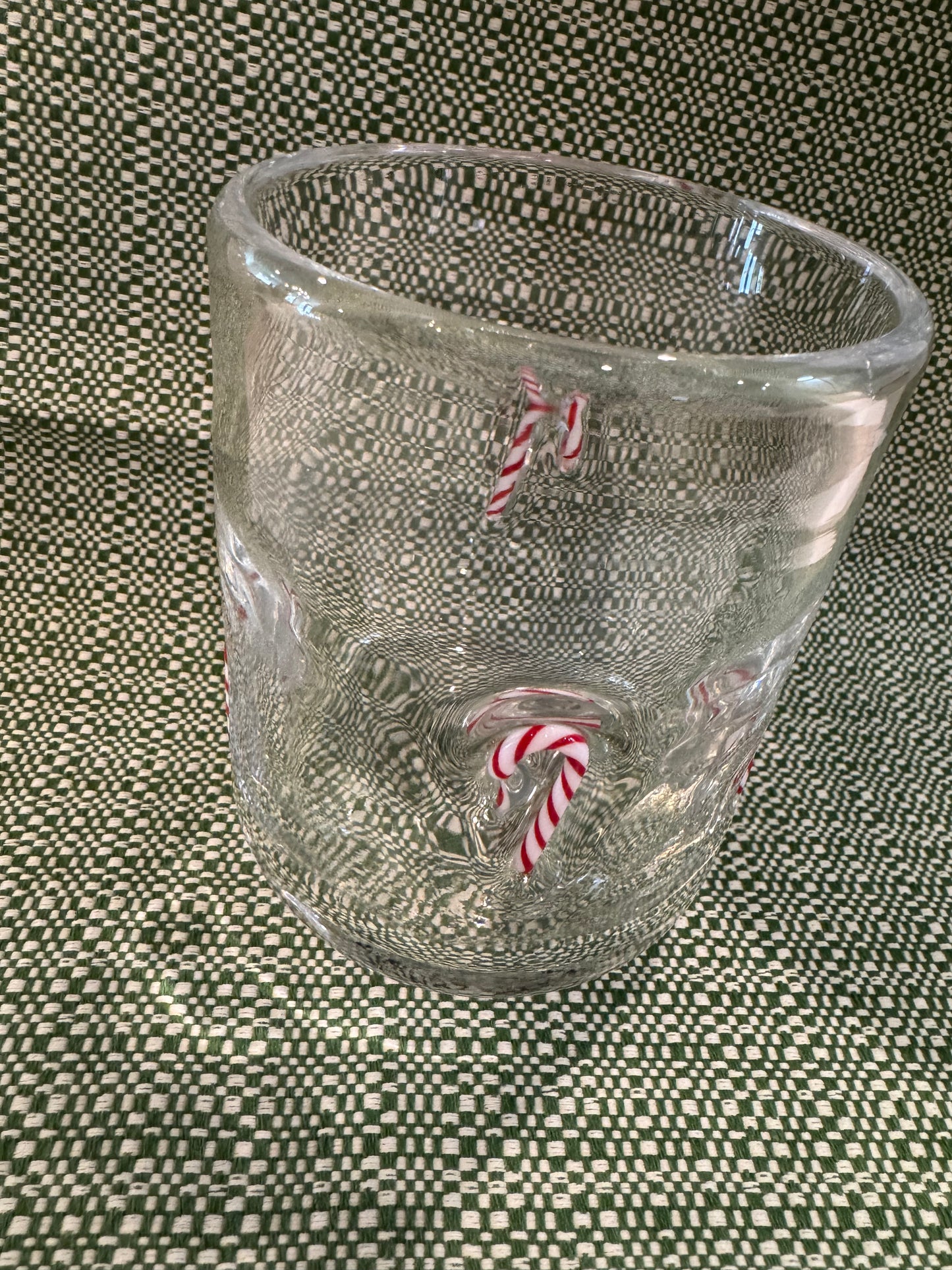Candy Cane Glass