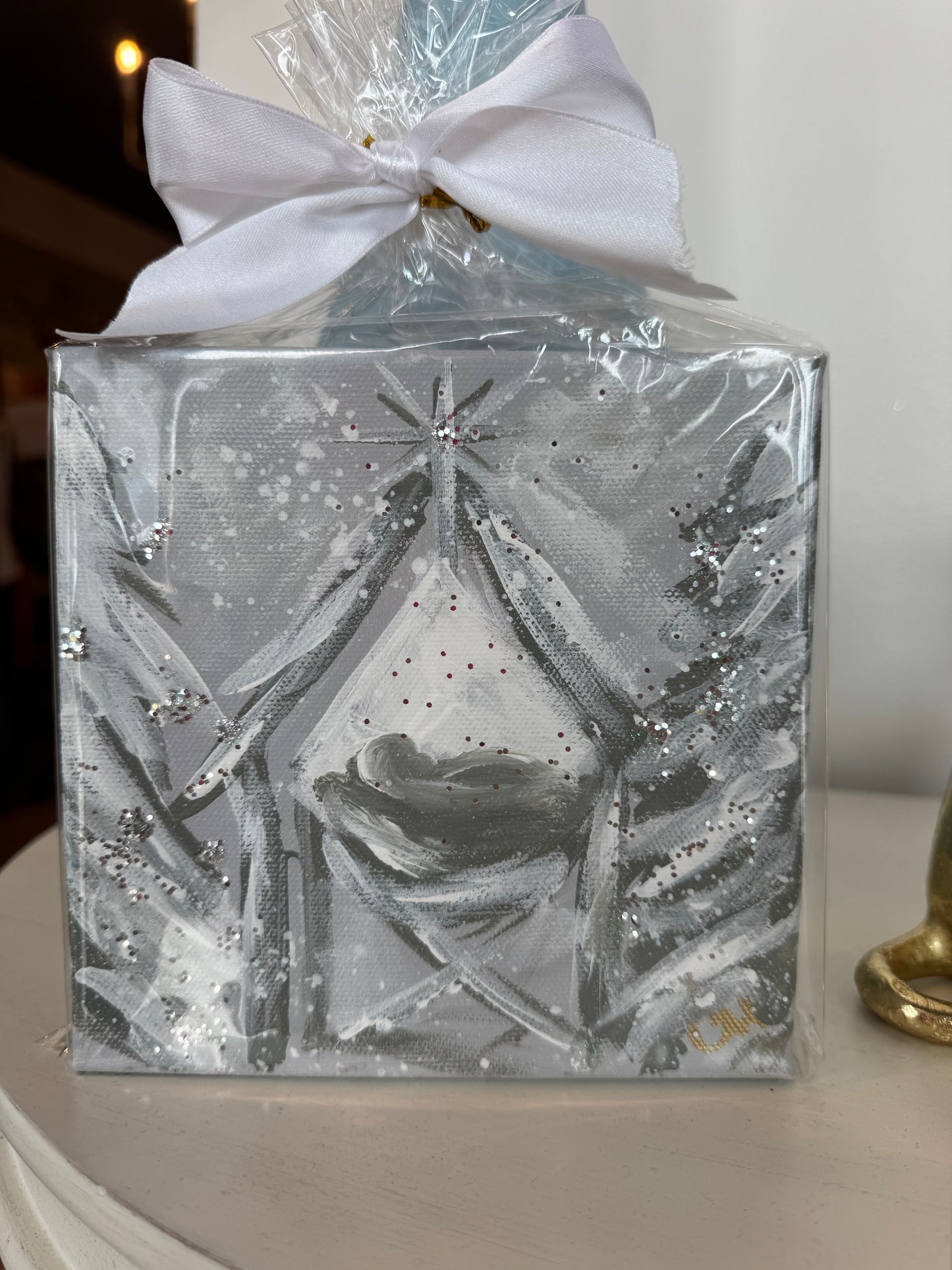 6x6 Manger Canvas