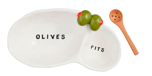 Olive & Pit Dish Set