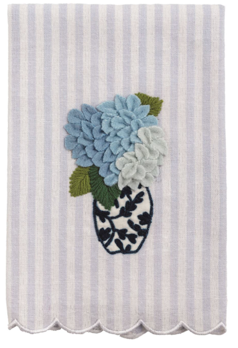 Hydrangea Topiary Tea Towel