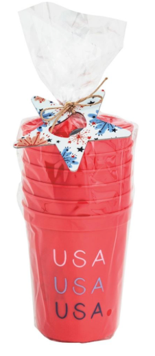 Red Americana Party Cup