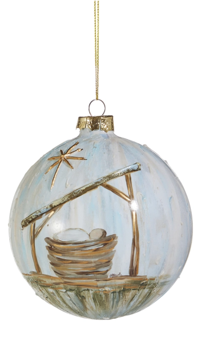 5" Holy Manger Ornament