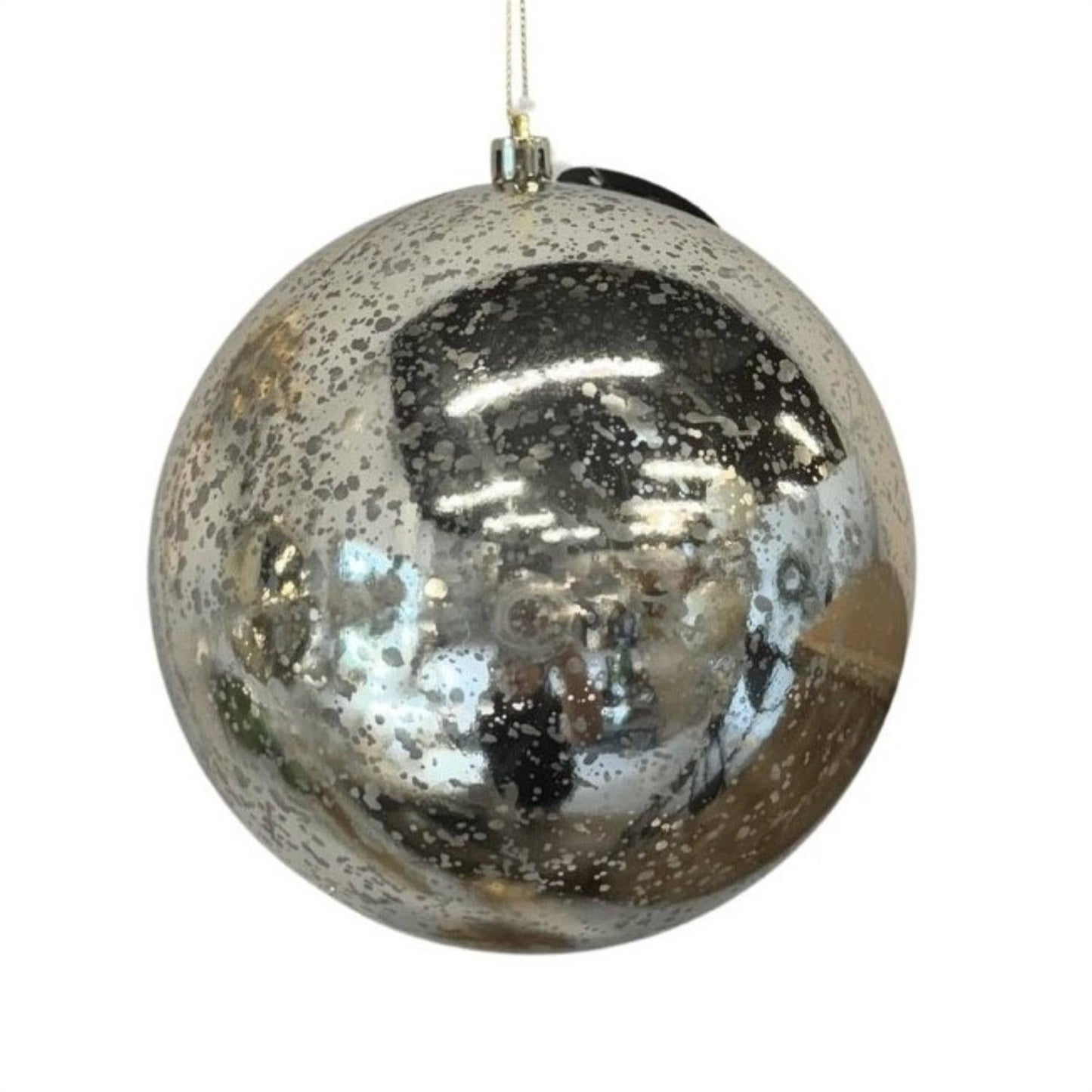 10" Plastic Mercury Shiny Ball