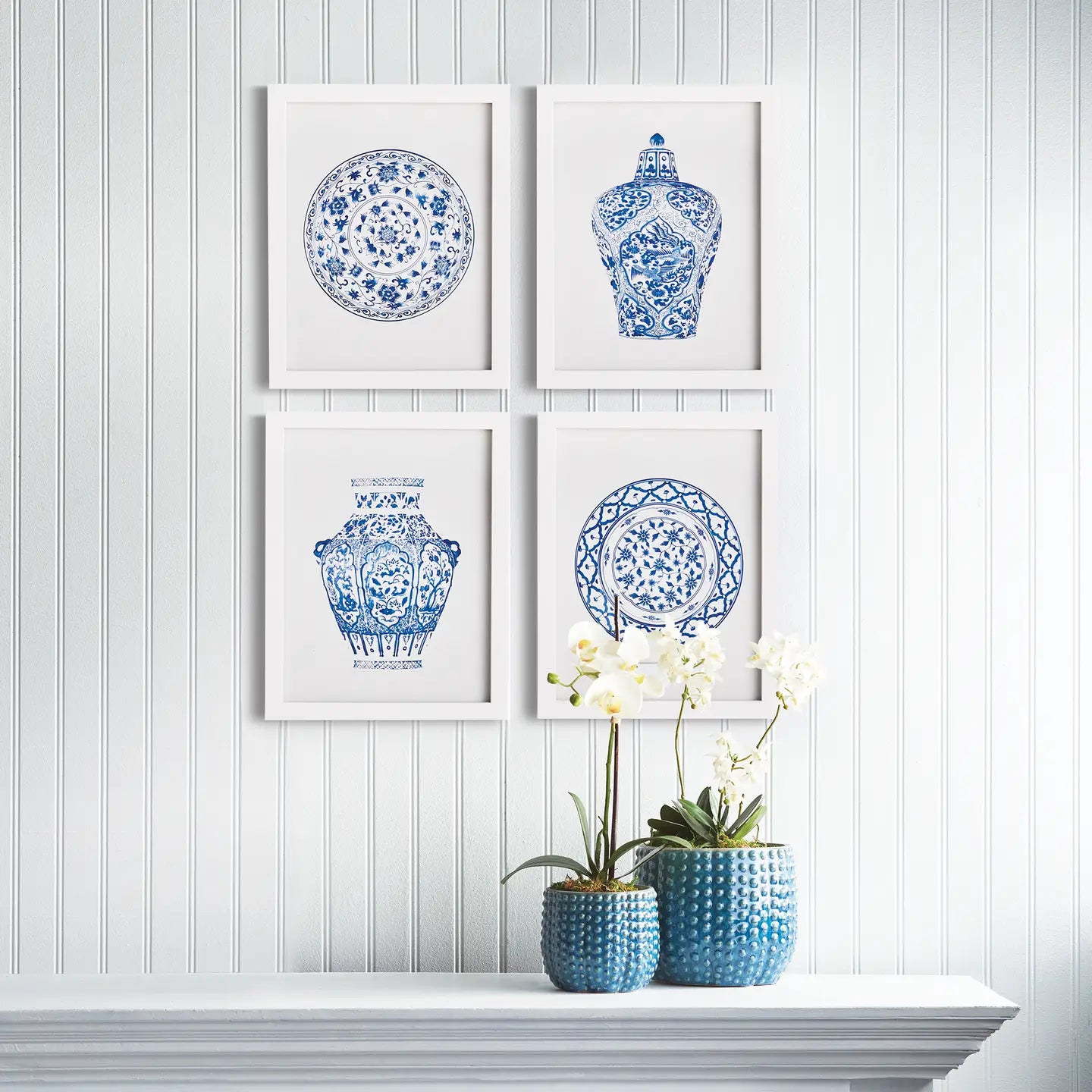 Dynasty Petite Prints, Set of 4