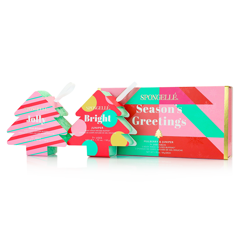Season's Greetings Holiday Tree Gift Set Christmas Stocking
