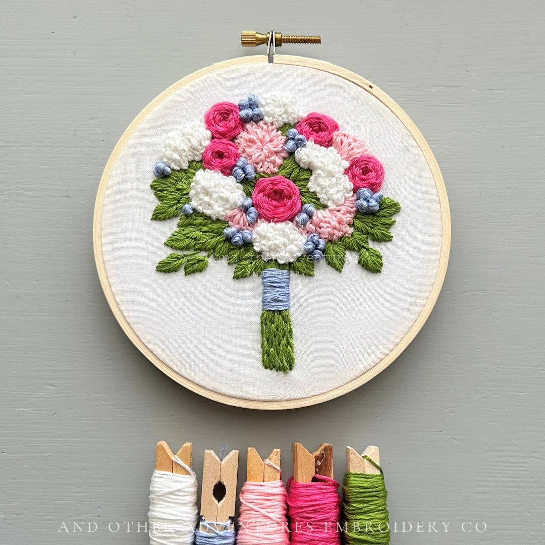 Embroidery Kit - The Charlotte Bouquet