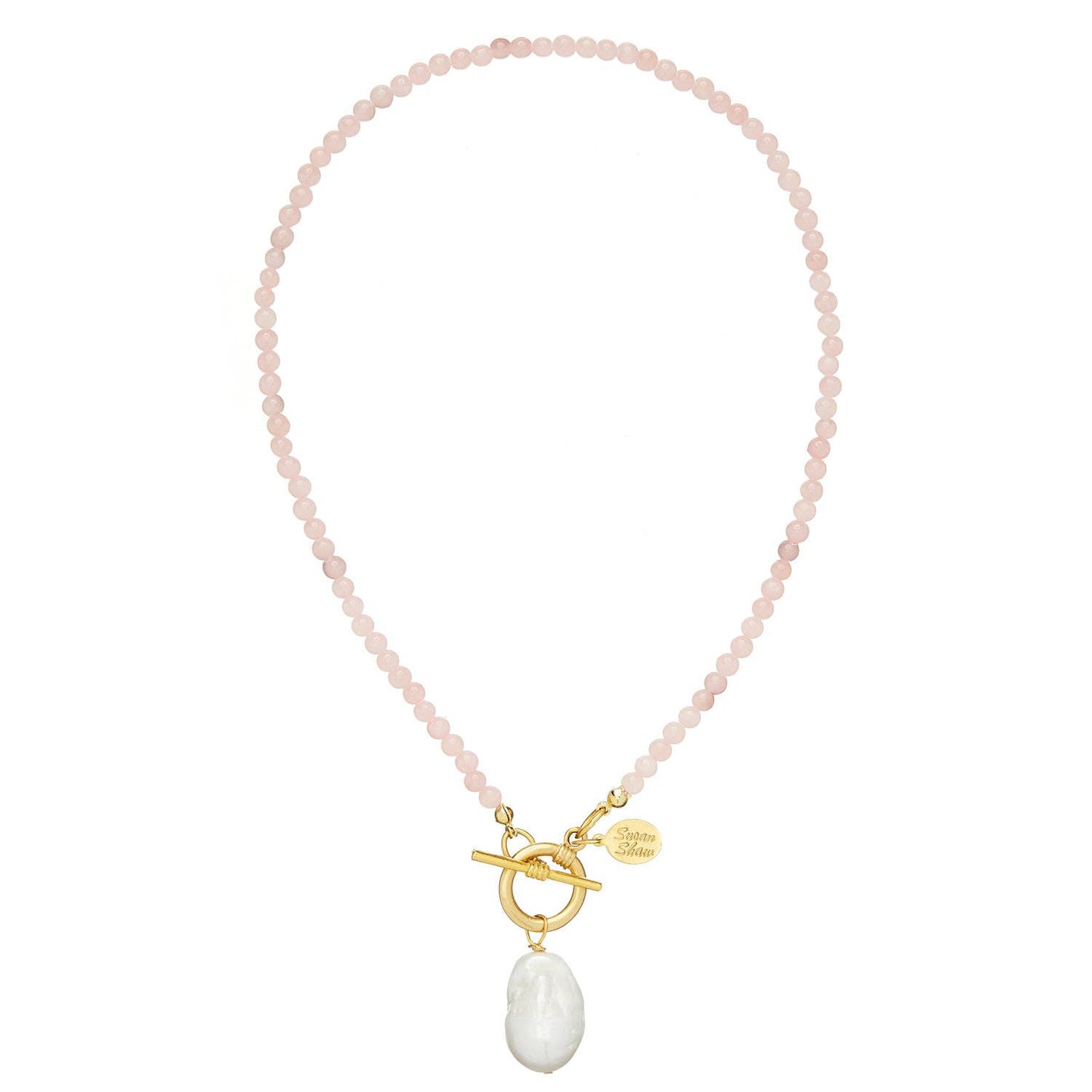 Katie Necklace - Light Pink