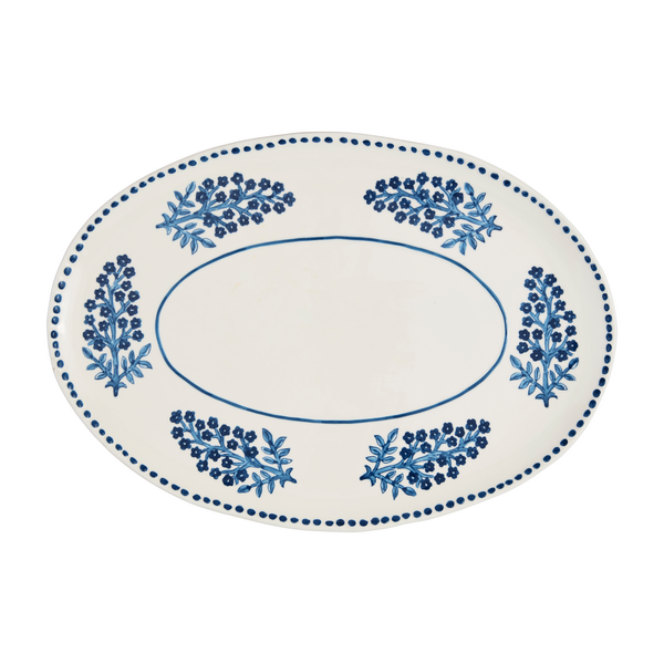 Block Print Platter