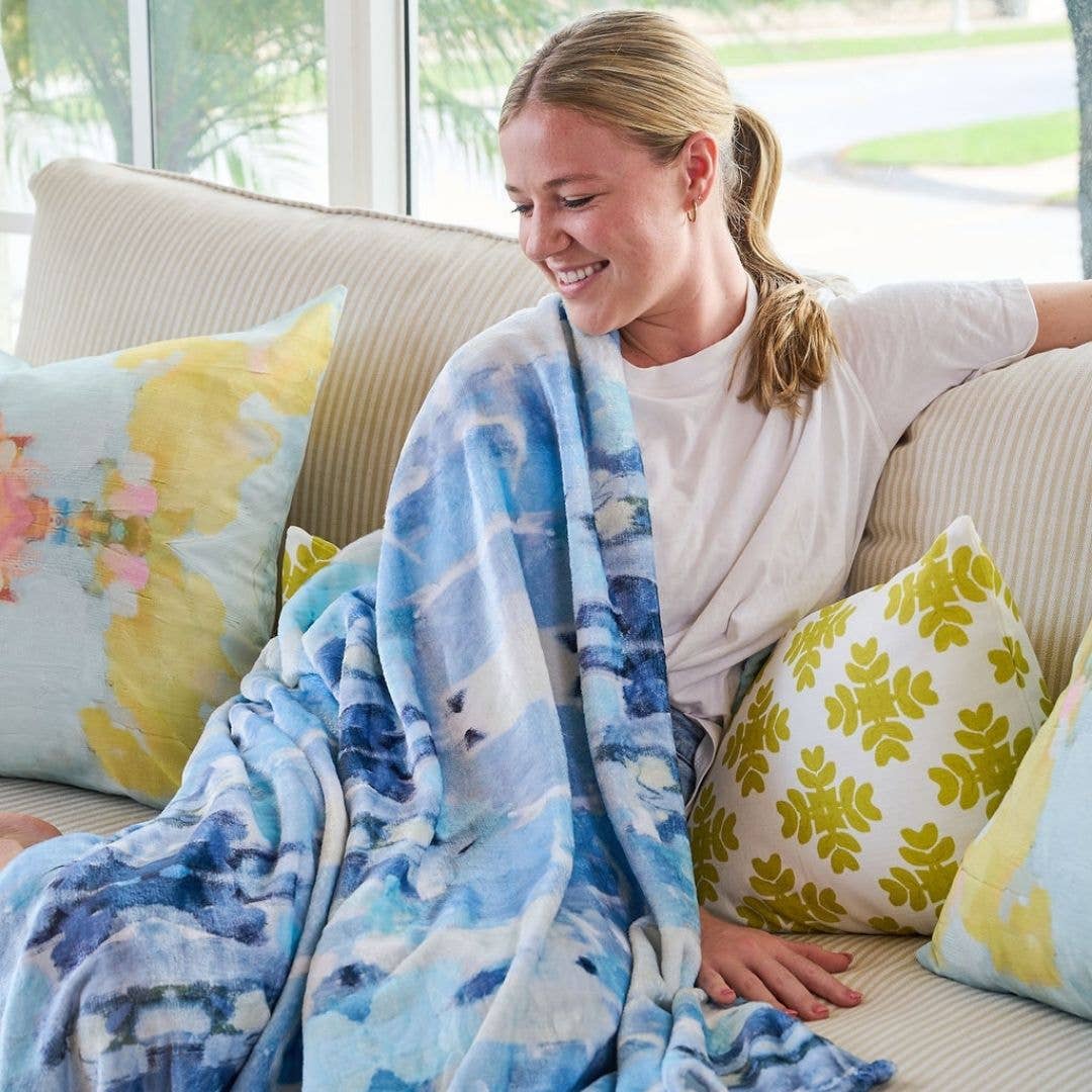 Ocean Breeze Fleece Blanket