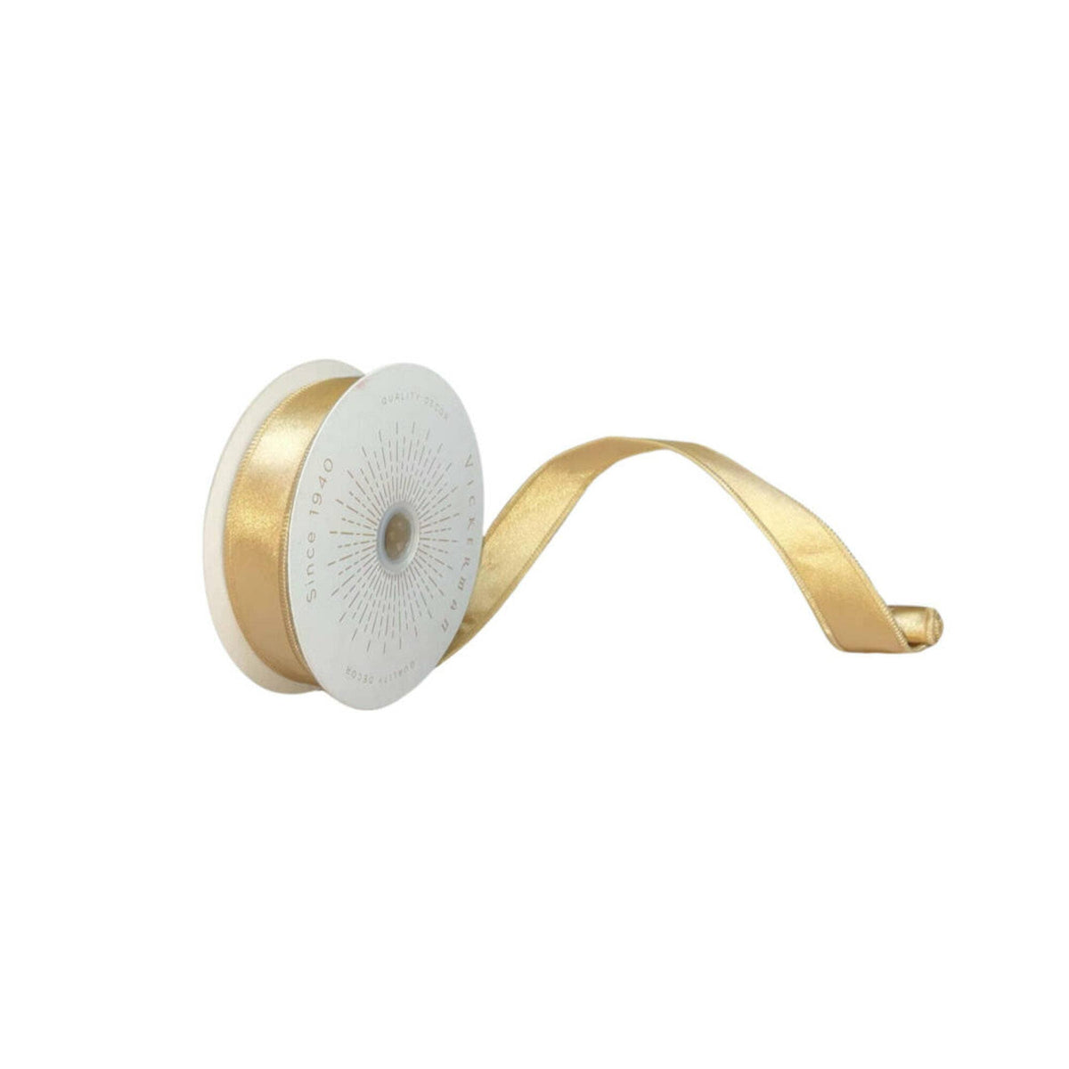 Champagne Satin Christmas Ribbon