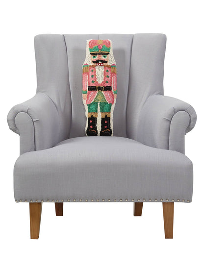Shaped Pink Nutcracker Hook Pillow
