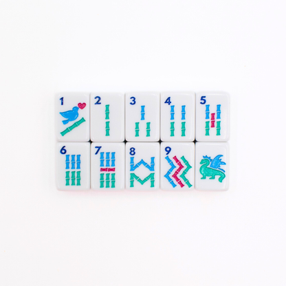 MINI TRAVEL MAHJONG | White