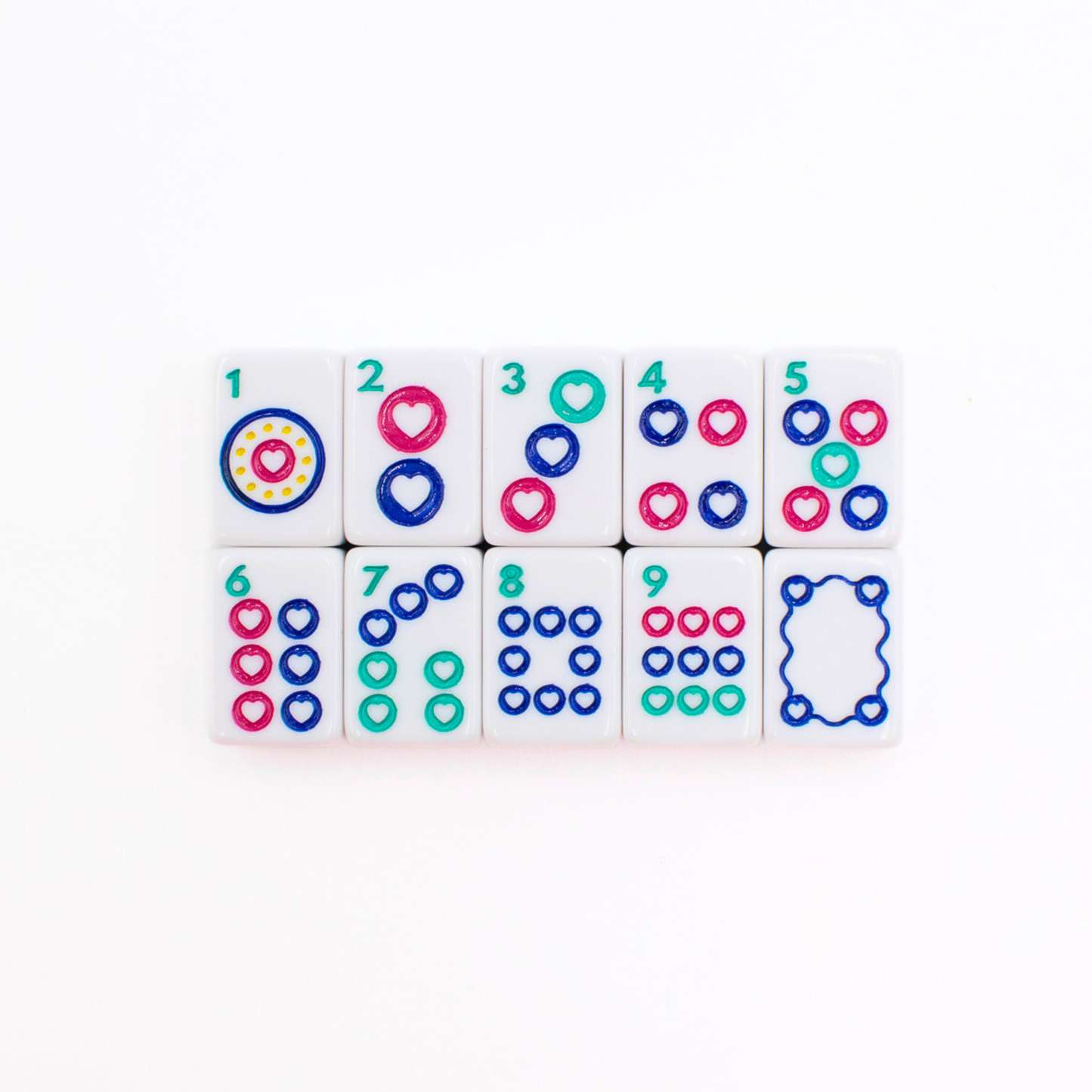 MINI TRAVEL MAHJONG | White