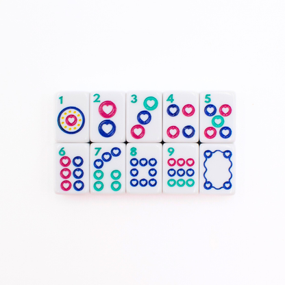 MINI TRAVEL MAHJONG | White