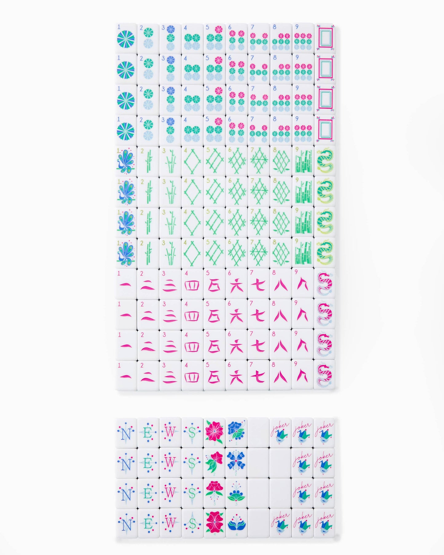 Birdie Mahjong Tiles