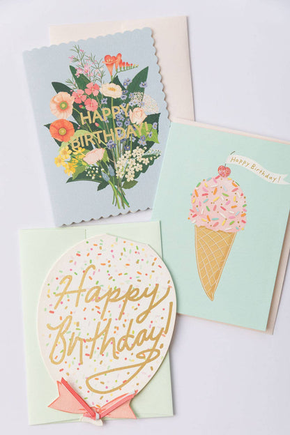 Floral Birthday Greeting Card