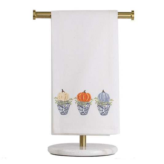Pumpkin Topiary Hand Towel