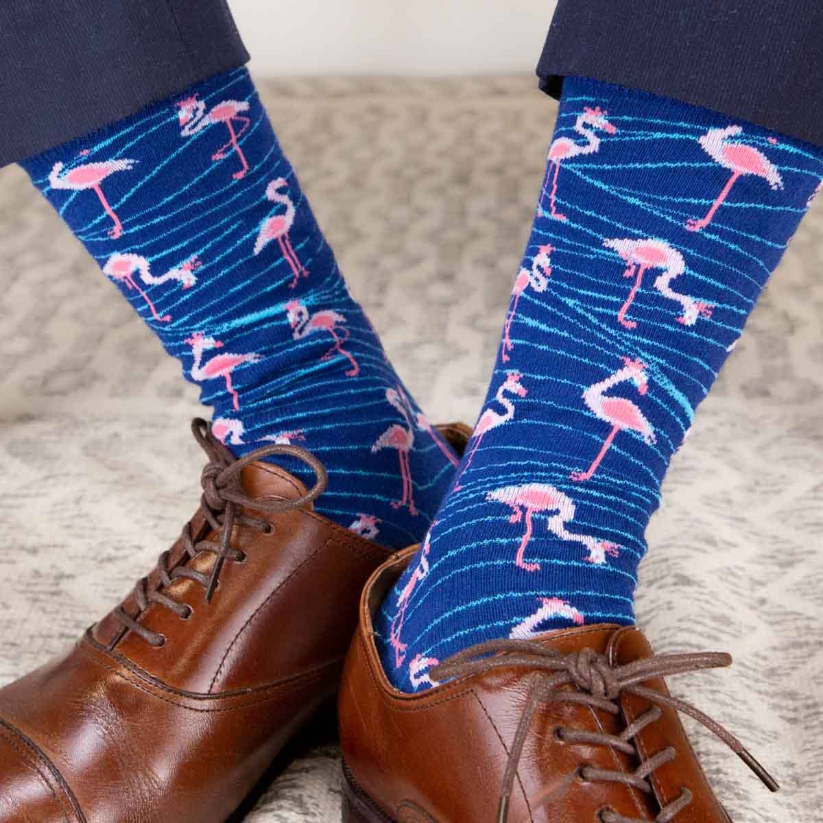 Men's Flamingo Socks