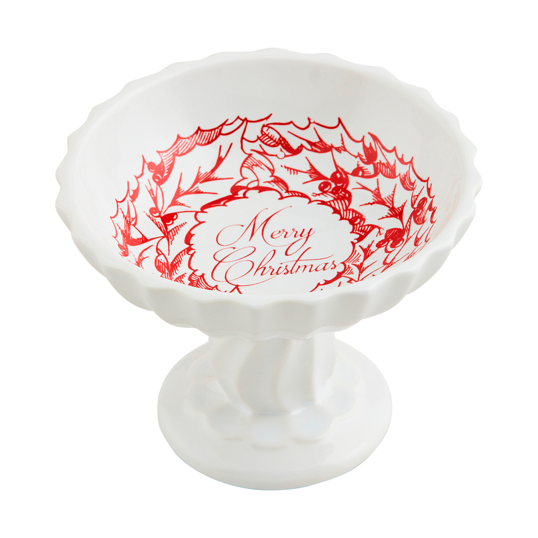 Wreath Pedestal Candy Dish