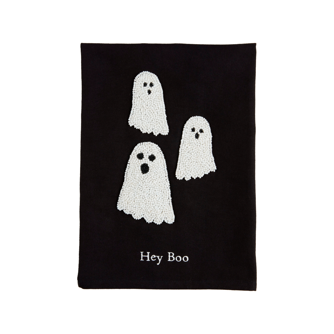 Ghost Halloween Bead Towel