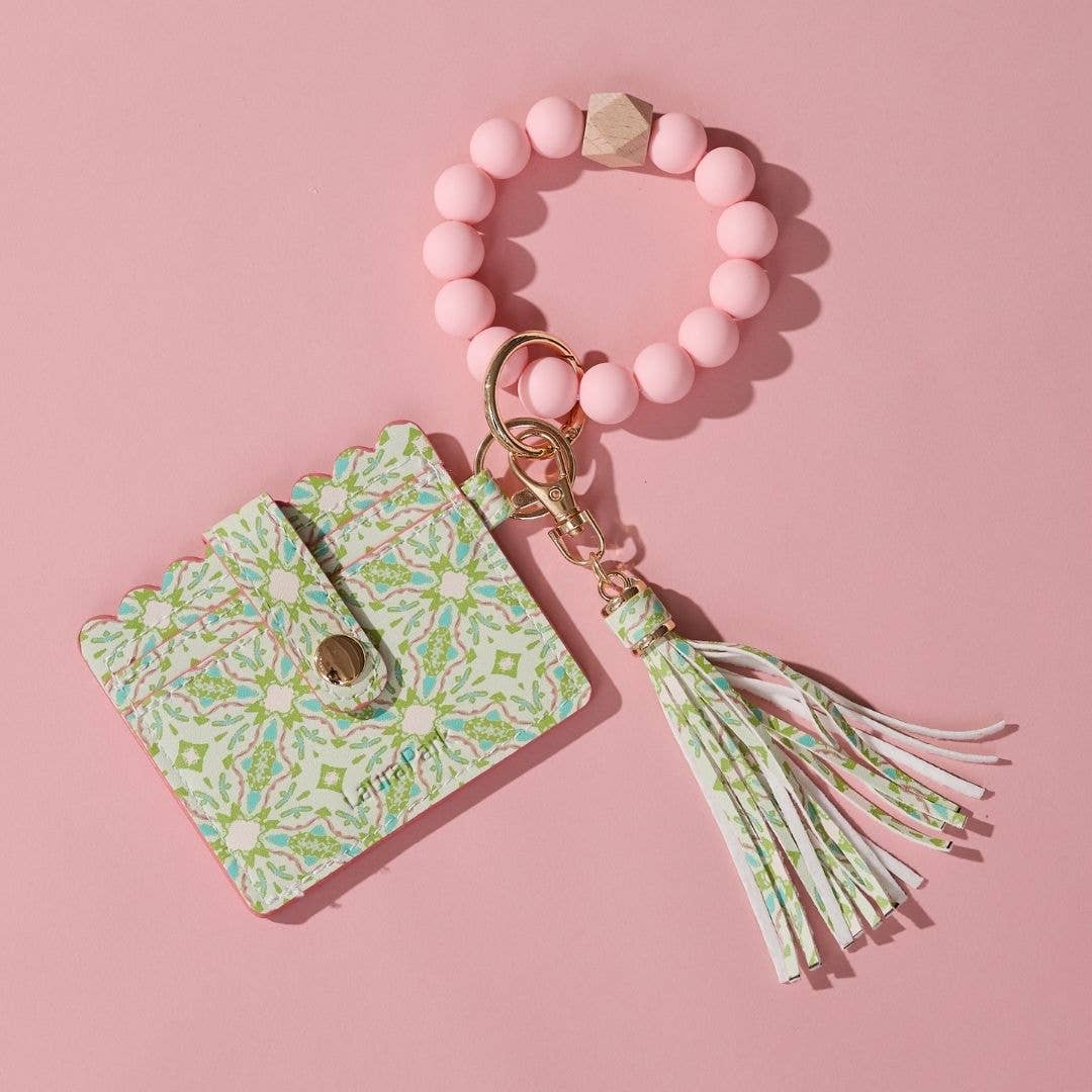 Lagos Blush Keychain Wristlet Wallet