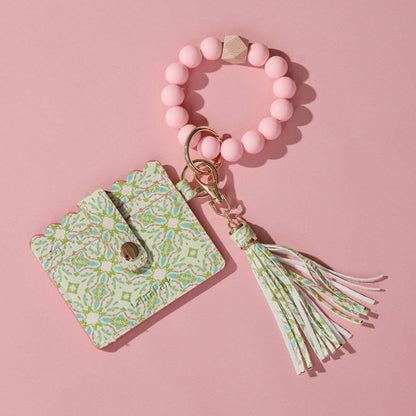 Lagos Blush Keychain Wristlet Wallet