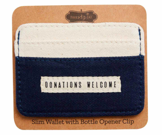 Men's Donations Slim Wallet