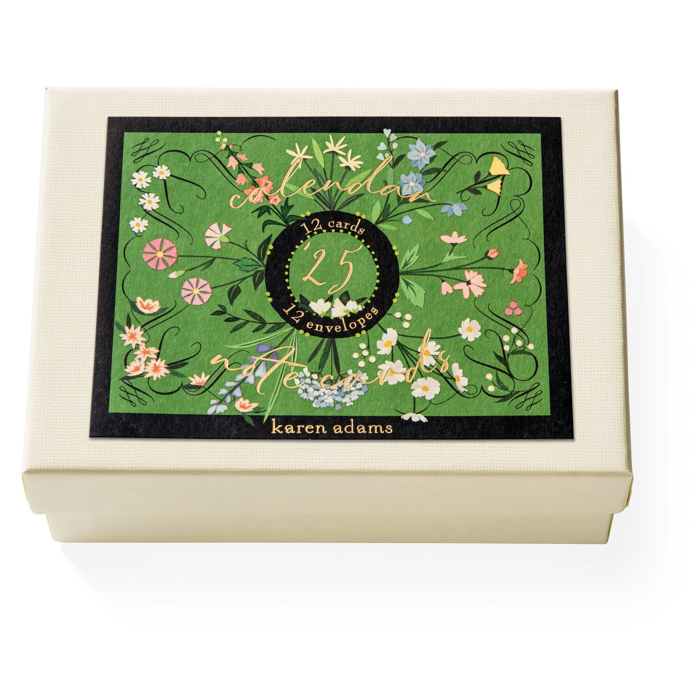 Karen Adams Calendar 2025 Note Card Box