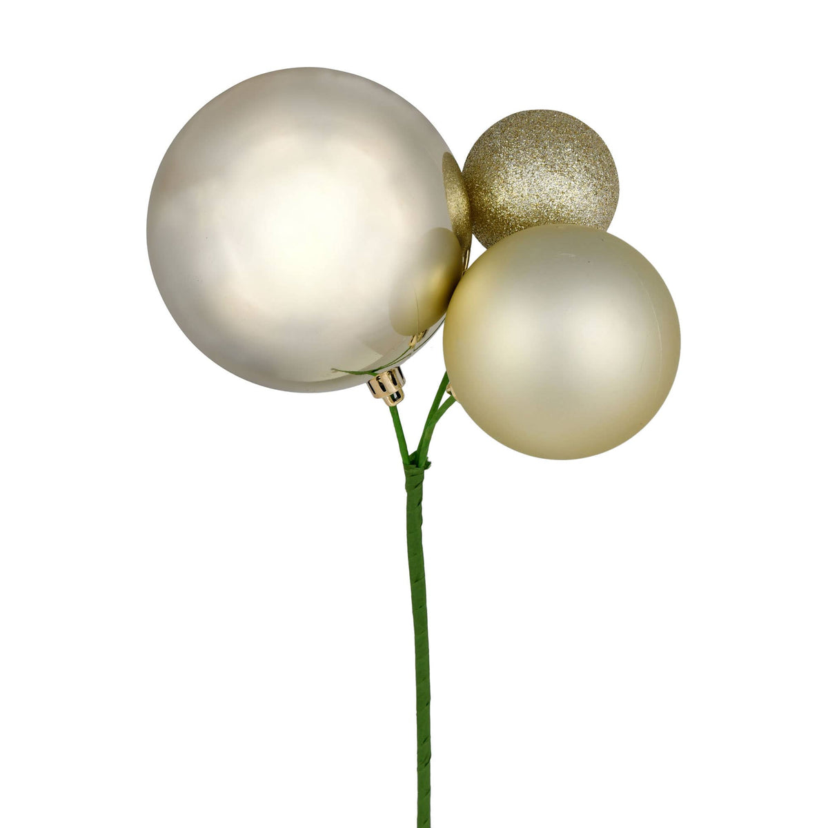 18" Champagne Ornament Pick