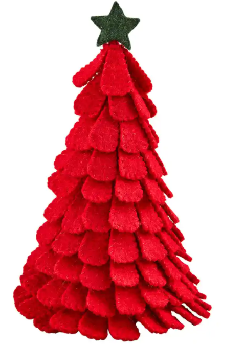 Med Christmas Felt Tree